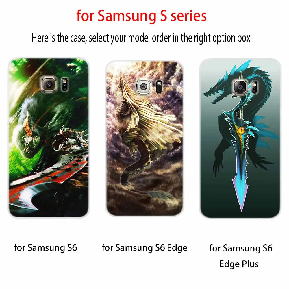 Чехол для телефона с изображением монстра Хантера Samsung Galaxy S8 S9 S10 S20 S21 Plus Uitra Lite Ultra