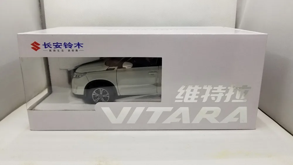 1:18 литье под давлением модель для Suzuki Vitara Escudo 2016 Белый внедорожник сплав