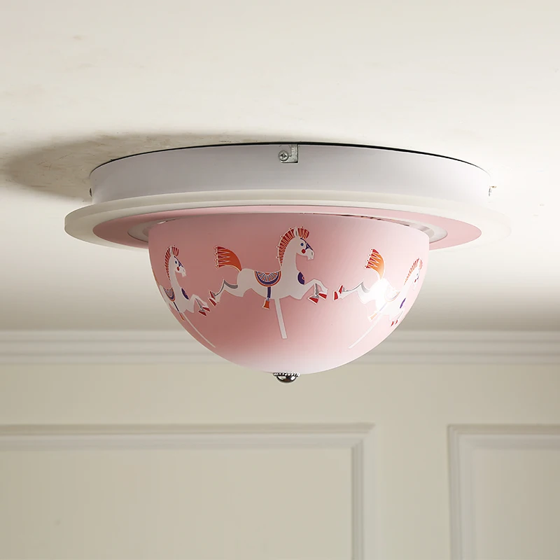 Qiseyuncai Rotate multi-range two-color children's room led ceiling lamp modern minimalist boy girl bedroom creative lighting | Лампы и