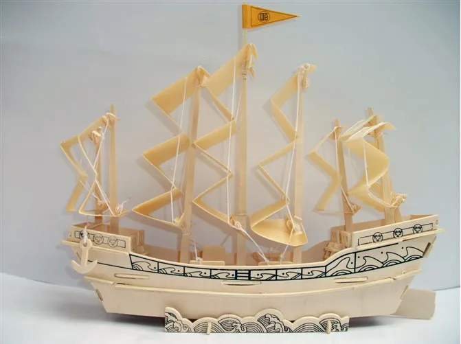 Деревянная 3d подставка ручная работа сборная деревянная игра Китайская древняя