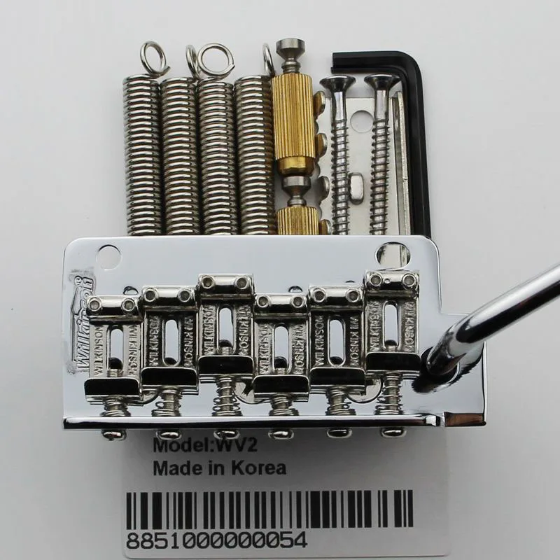

Гитарный мост Wilkinson WV2 ST Tremolo, изогнутый стальной хром