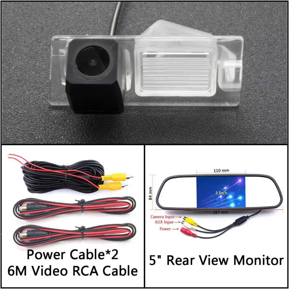 Cam N 5 inch Mirror HD 1280*720 резервная камера заднего вида Камера для Jeep Cherokee KL 2013 Стоянкы Автомобилей Автомобиля ЖК-дисплей зеркальный монитор - Название цвета: Cam N 5 inch Mirror