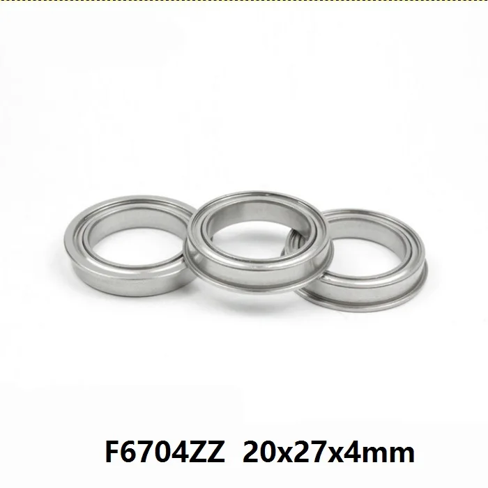20 шт./лот F6704ZZ F6704Z F6704 ZZ Z 20x27x4 мм фланец глубокий шаровой подшипник двойной