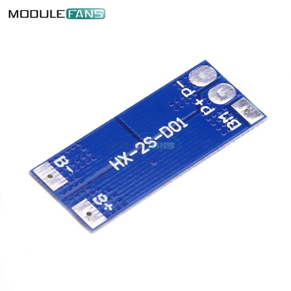 10 шт. защитная плата для литий ионных аккумуляторов 2S 8A 18650 Li Ion BMS PCM 15A модуль Pcm