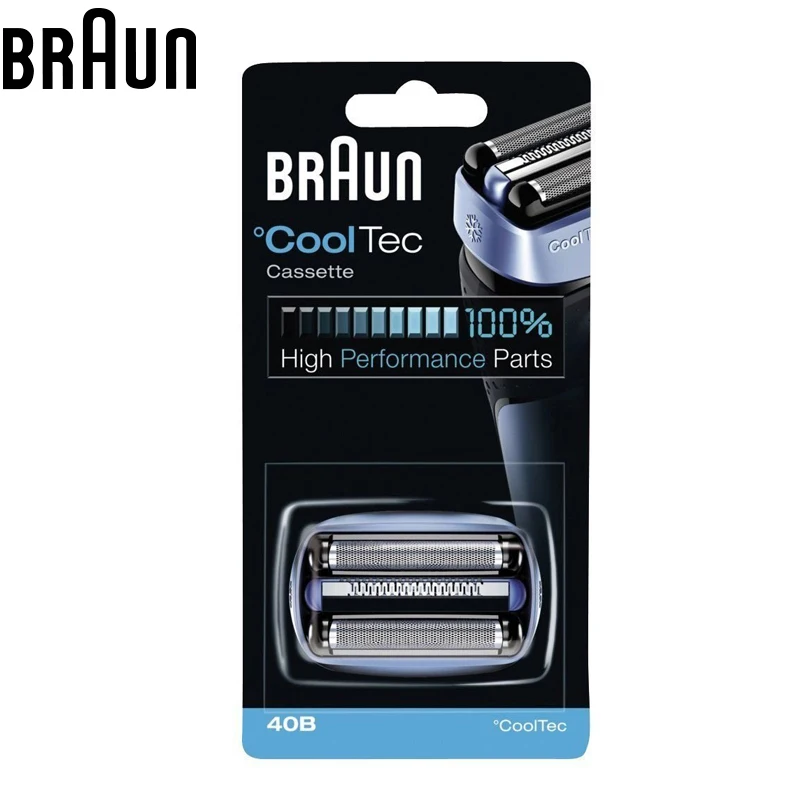 Зубных щеток Braun 40B Фольга& сменный резак картридж CoolTec кассета электробритвы лезвия бритвы головки замены CT5cc CT4s CT2s
