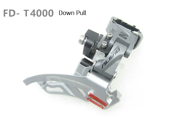 Shimano ALIVIO FD M4000 T4000 M3000 передний переключатель 9S 27S вниз тяга/горизонтальный толчок