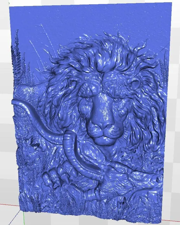 

3d model relief Panno_prey for cnc in STL file format