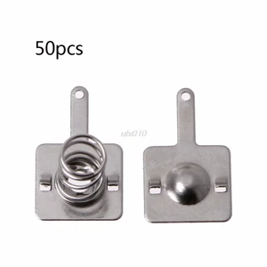 100 шт., пружины для батарей аа или ААА 5 No. Положительные и отрицательные контактные части 50 пар S09 Прямая поставка