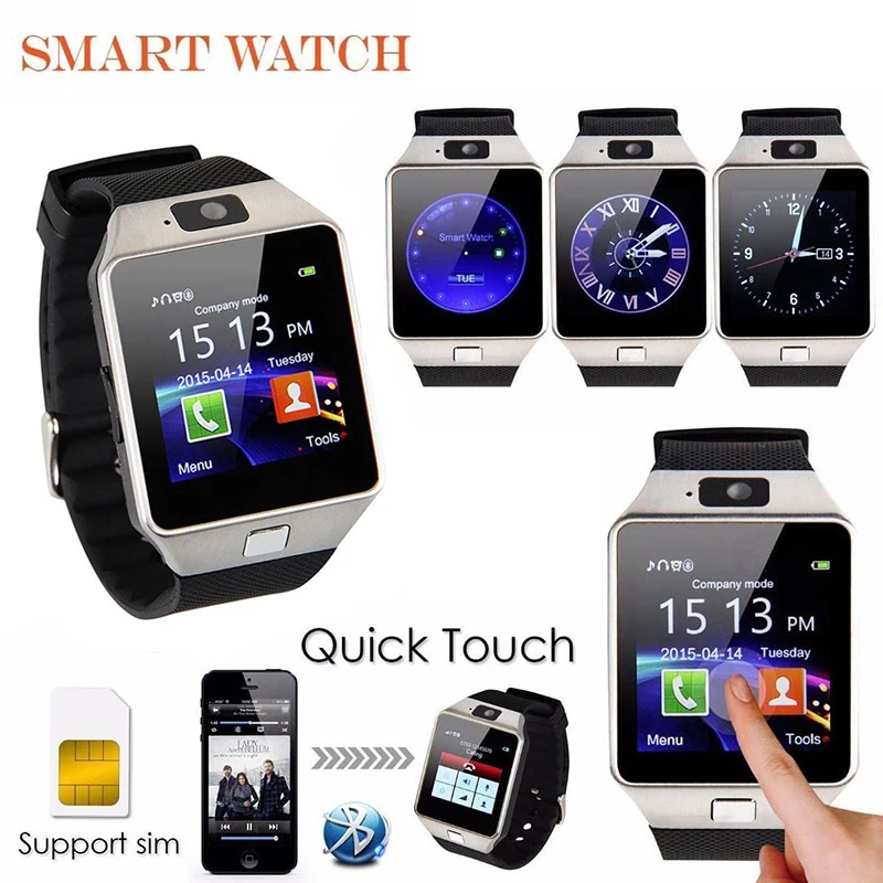 DZ09 Bluetooth Смарт часы Android телефонный звонок Relogio 2G GSM SIM TF карта камера для iPhone samsung