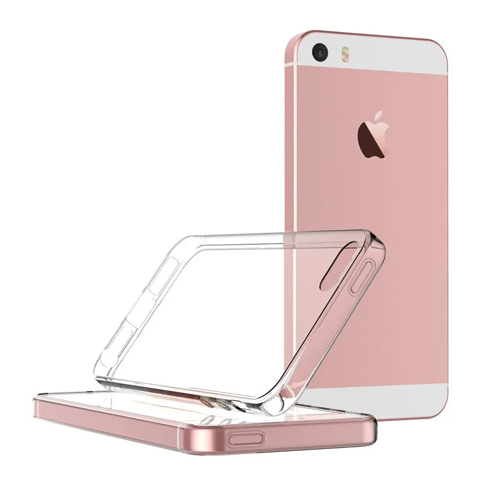 Case for iPhone 5 5S SE 4 inch Ultra Thin Soft Silicone TPU Rubber Gel Bumper Transparent Back Cover Clear Phone |