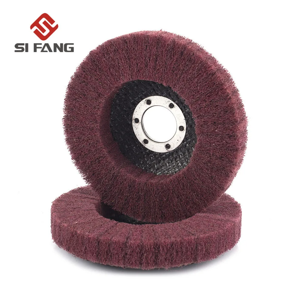

115mm Nylon Fiber Flap Wheel Disc 320 Grit For Angle Grinder Dremel Accessories