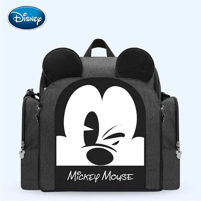 Disney Mummy Maternity Diaper Bag Large Nursing Travel Backpack Designer Sitting Stool Stroller Baby Bag Care Nappy Backpack