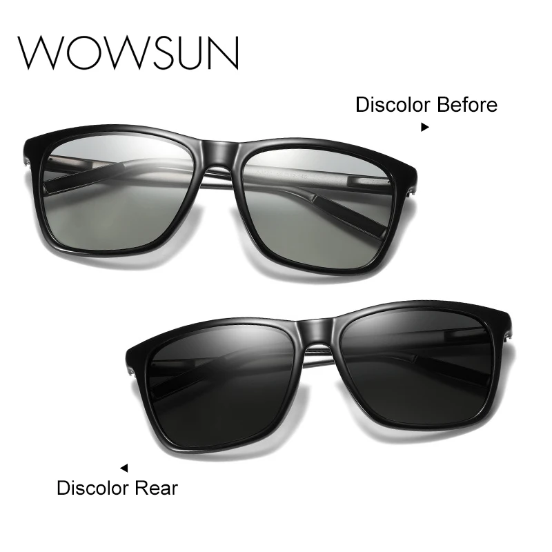 WOWSUN квадратные поляризованные солнцезащитные очки для женщин и мужчин
