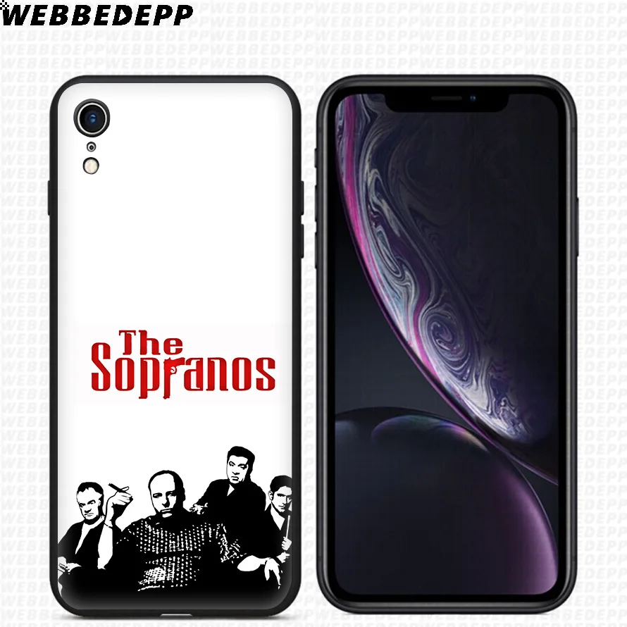 WEBBEDEPP Мягкий силиконовый чехол для ТВ-шоу Sopranos iPhone 11 Pro Xr Xs Max X или 10 8 7 6 6S Plus 5 SE |