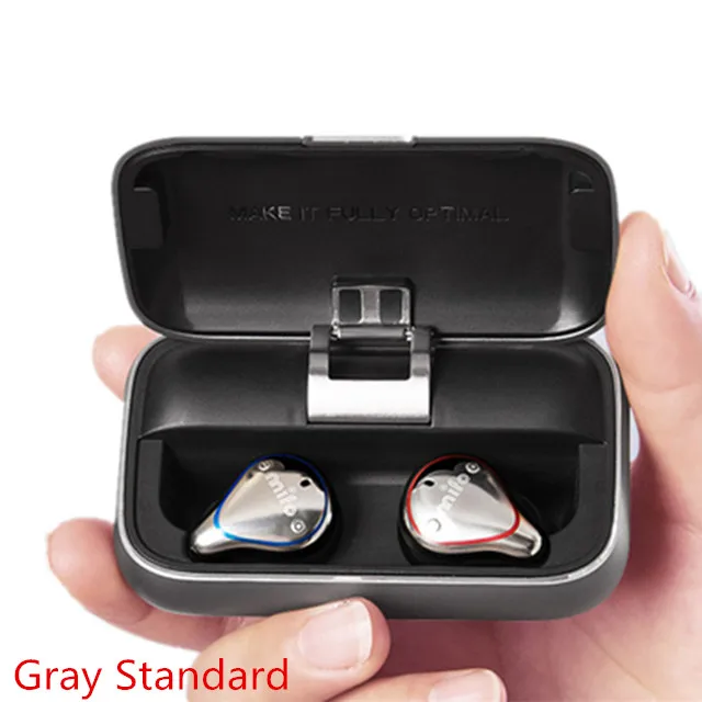 Gray standard Mifo O5 Bluetooth 5,0 настоящая беспроводная Bluetooth гарнитура ipx7 Водонепроницаемые Мини HIFI наушники спортивные наушники-вкладыши X1 X1E E12 O2 I8 - Цвет: Gray standard