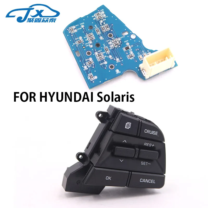 JXZT для hyundai подвижный воротник Solaris круиз контроль Многофункциональное рулевое колесо кнопочный переключатель автомобильные аксессуары