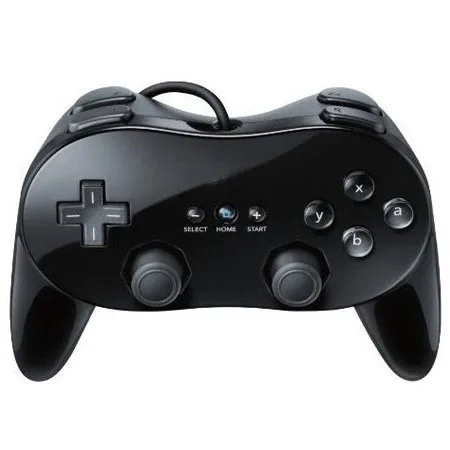 Классический двойной аналоговый проводной игровой контроллер ABS Pro для Nintend W ii