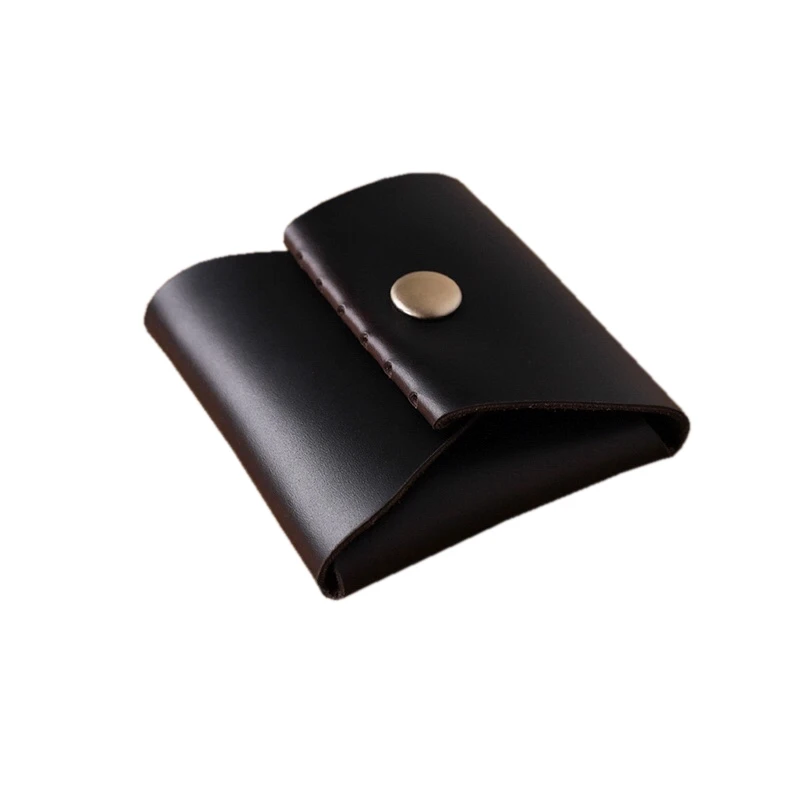 

Кошелек для монет Gathersun, женский кожаный мини-кошелек с верхним лицевым покрытием и кнопками для монет, новинка, кожаная маленькая сумка для ...