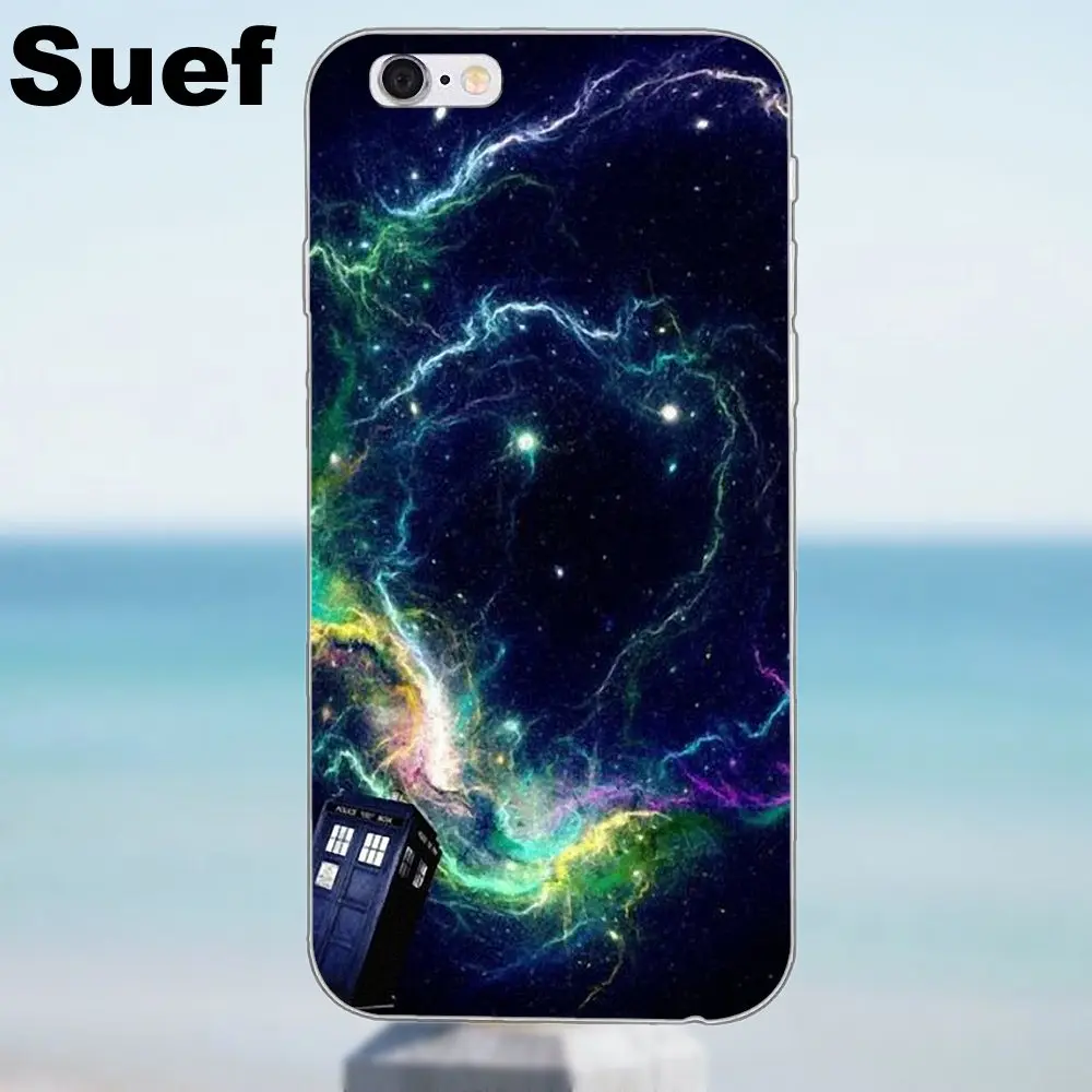 Nebula Tardis Doctor Who TPU чехлы для телефонов iPhone X 4 4S 5 5S 5C SE 6 6S 7 8 Plus Galaxy A3 A5 J1 J3 J5 J7 2016 2017|phone