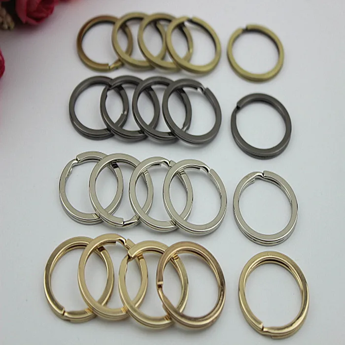 Круглый автомобильный брелок для ключей металлическая фурнитура от поставщика
