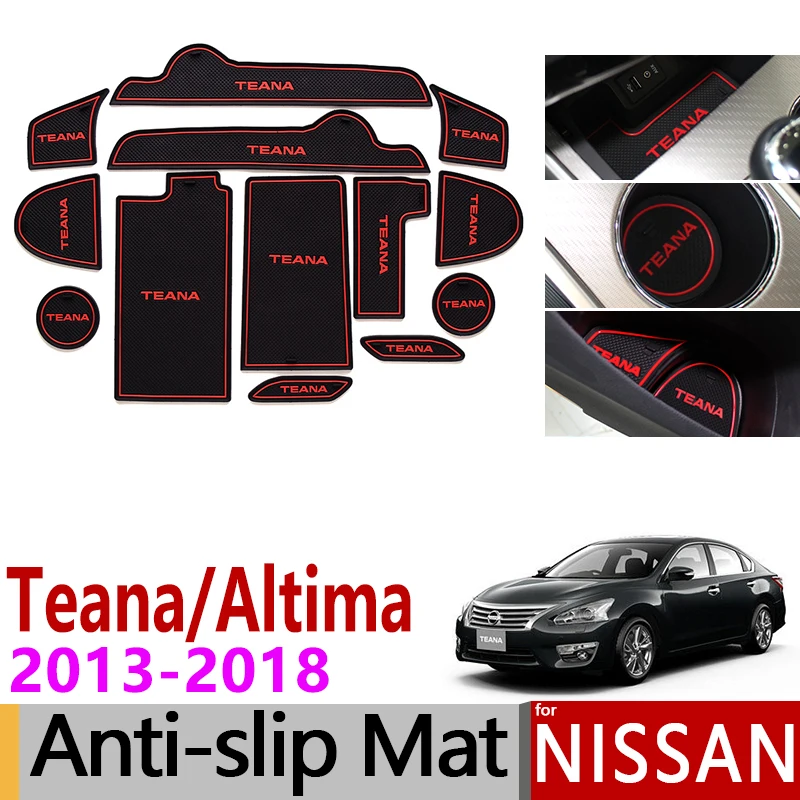 Противоскользящий коврик для ворот резиновый чашки Nissan Teana Altima L33 2013 2018