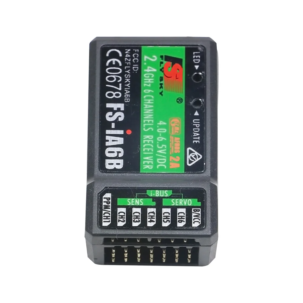 Flysky 2 4G 6CH FS-iA6B FS iA6B приемник PPM выход W/ iBus порт совместим с FS-i4 FS-i6 FS-i10 FS-GT2E