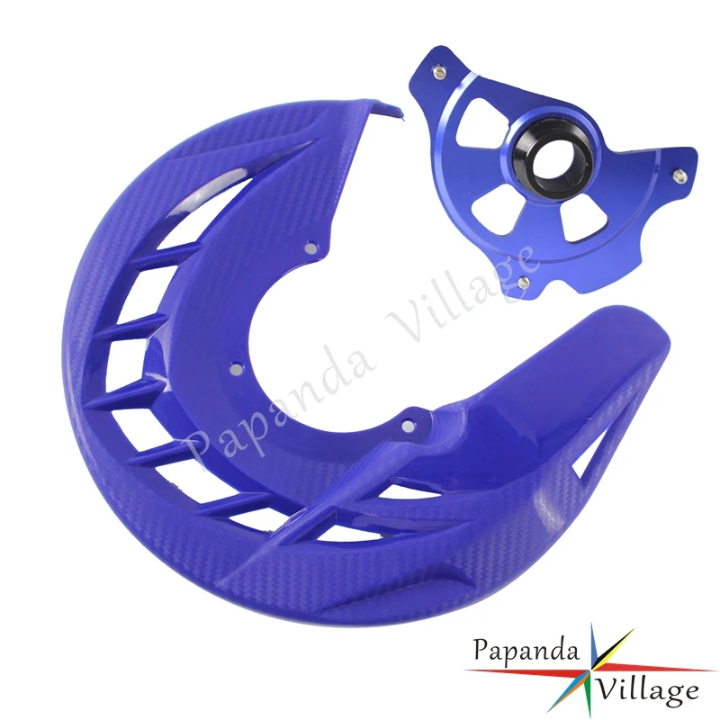 Синяя защитная накладка Papanda на передний тормозной диск мотоцикла для Yamaha YZ125 125X
