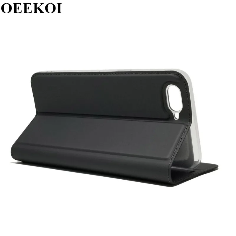 Ультратонкий кожаный чехол бумажник OEEKOI для OPPO K3/R17 Neo/R15 Pro|Чехлы-портмоне| |