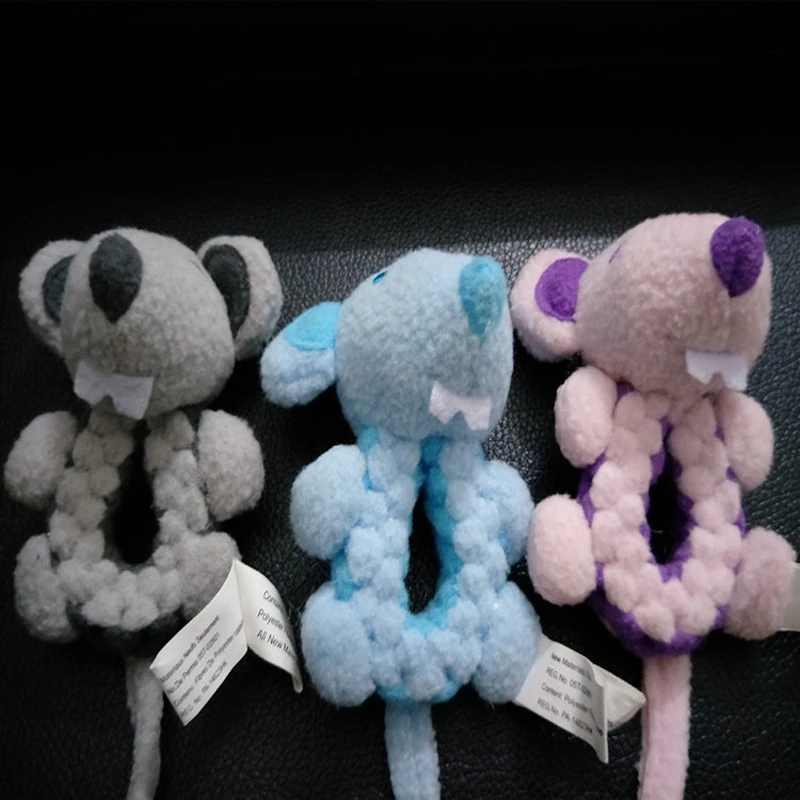 1 шт. мини Мышь палец руки розовый синий серый чучело Животные Дети Плюшевые