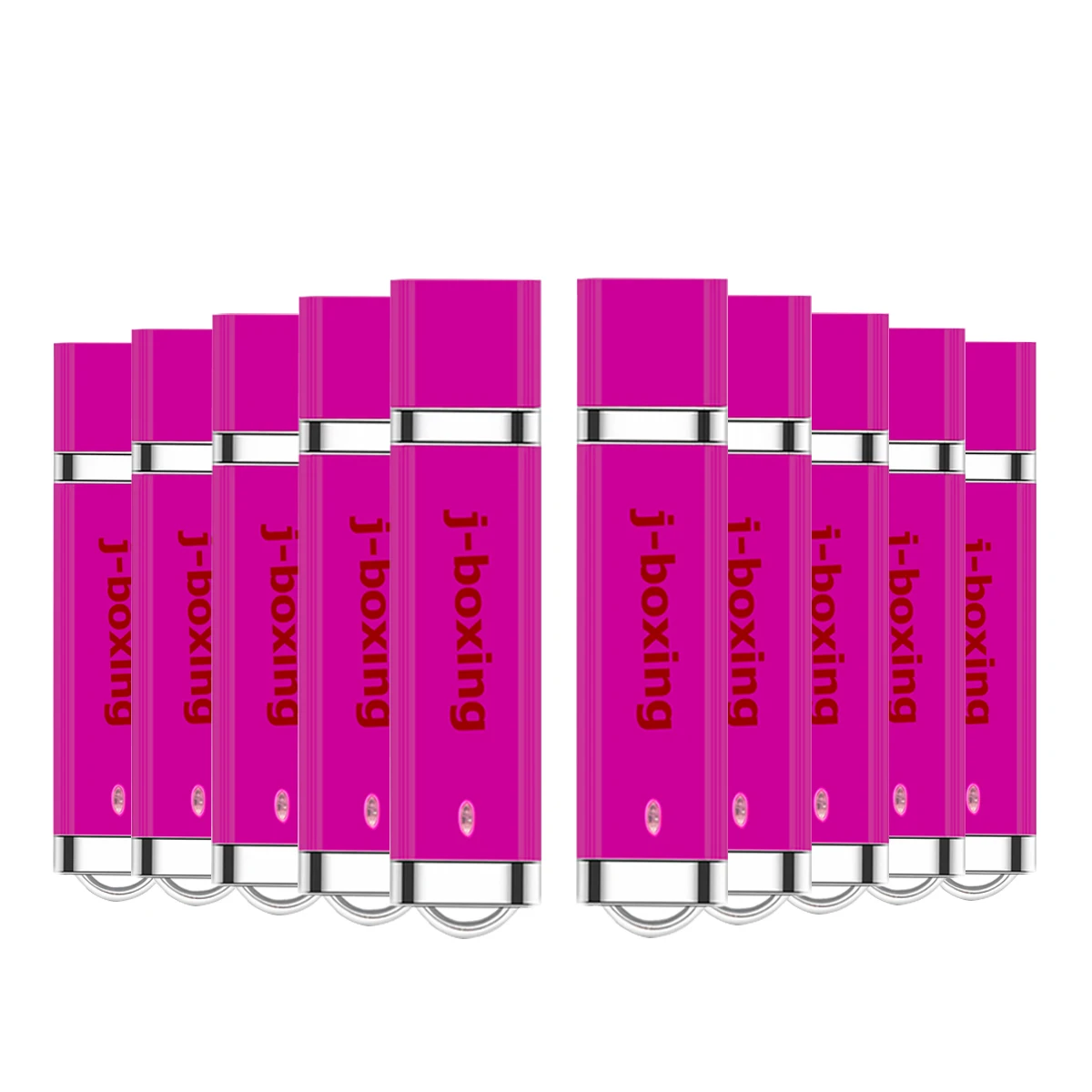 J boxing 10 шт. USB флеш накопители 1 Гб 2 4 ГБ 8 0 16 32 на молнии розовый для ПК|USB