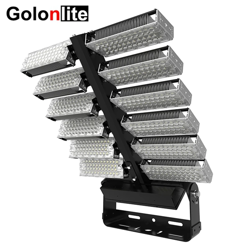 Golonlite проектор LED наружные 500W 1000W 1500W 1200W 800W 600W прожектор спорта теннисного корта поле высокая мачта IP65 Meanwell SMD5050