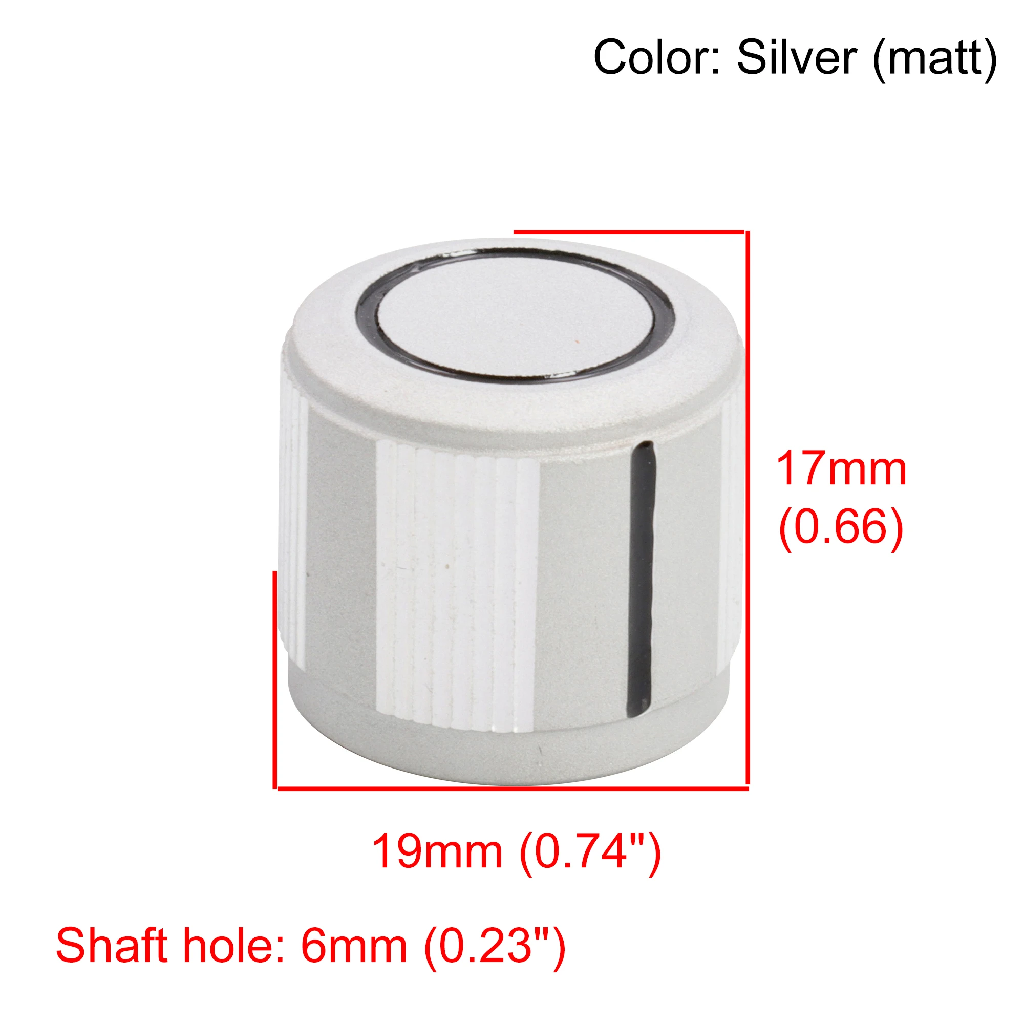 Ручка регулировки громкости звука 1 шт. Обработанная алюминиевая рукоятка