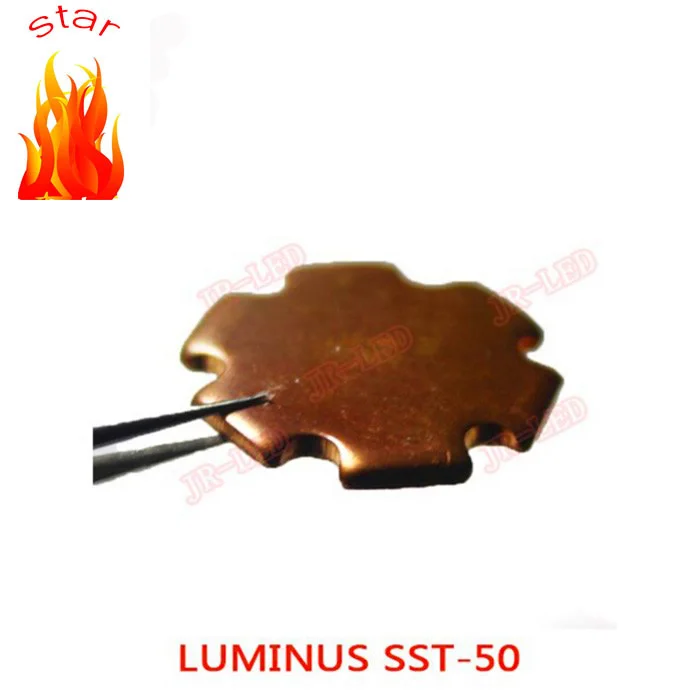 1 комплект Luminus 15 Вт SST-50 теплый белый светодиодный чип-излучатель 1300-1500LM 3,4-3,7 в 20 мм медная плата с водительской платой