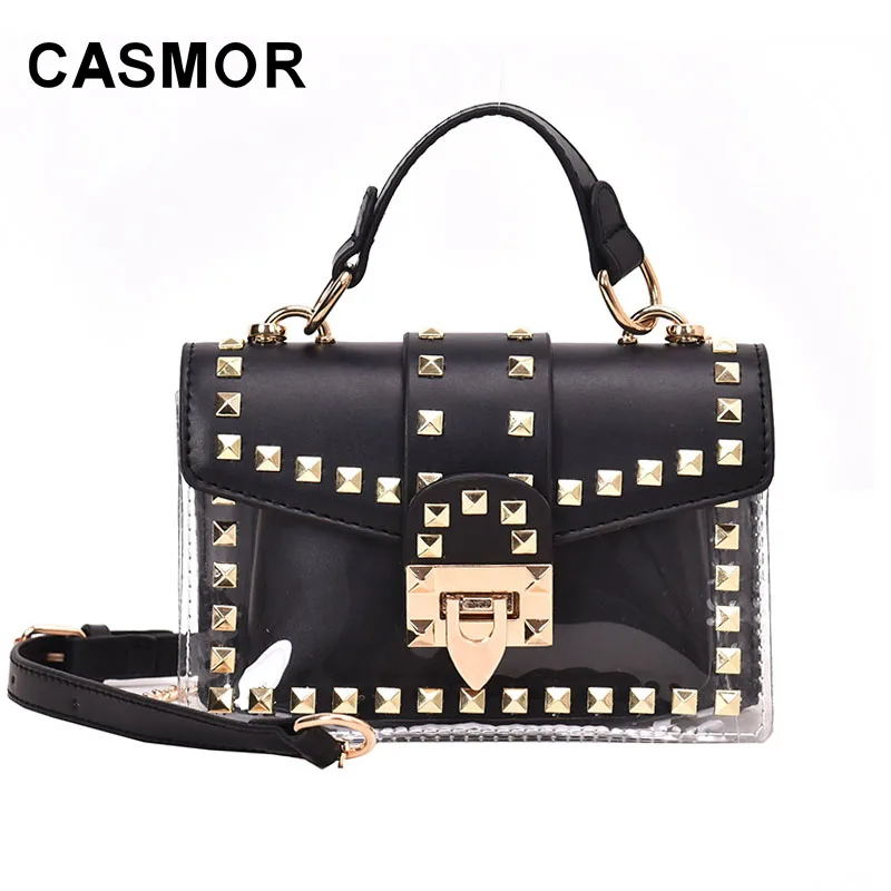 Миниатюрная сумка на плечо CASMOR 2019 от известного бренда прозрачная через с