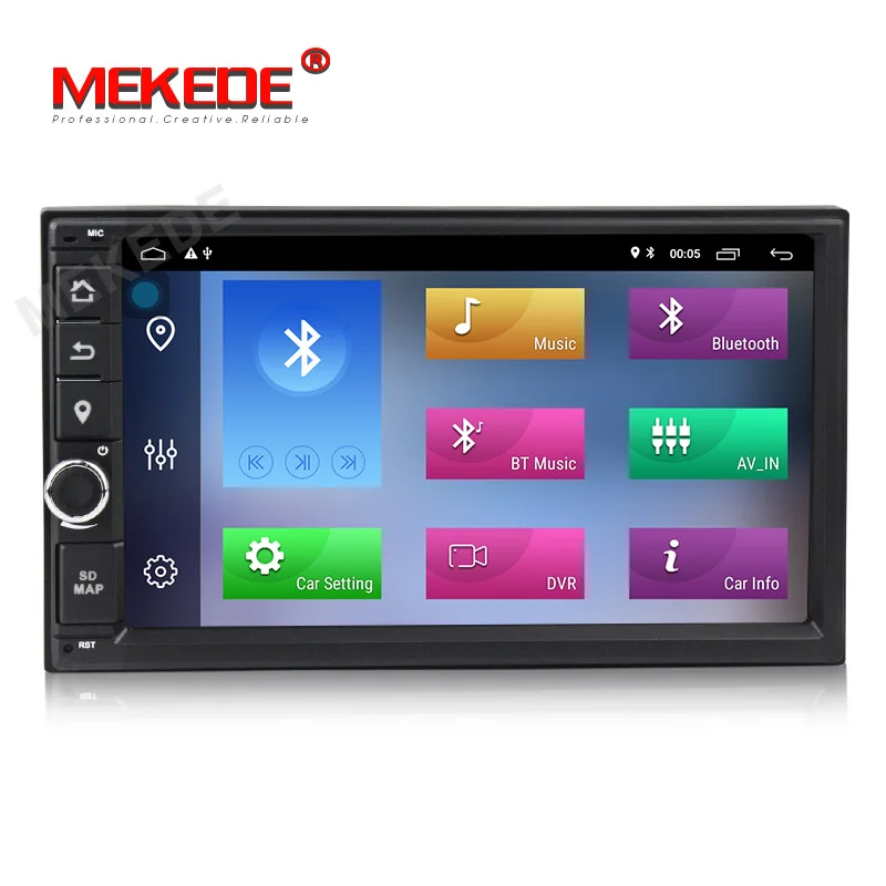 Универсальный мультимедийный плеер MEKEDE 7 &quot 4 ядра 2Din Android 10 0 радио для 2din