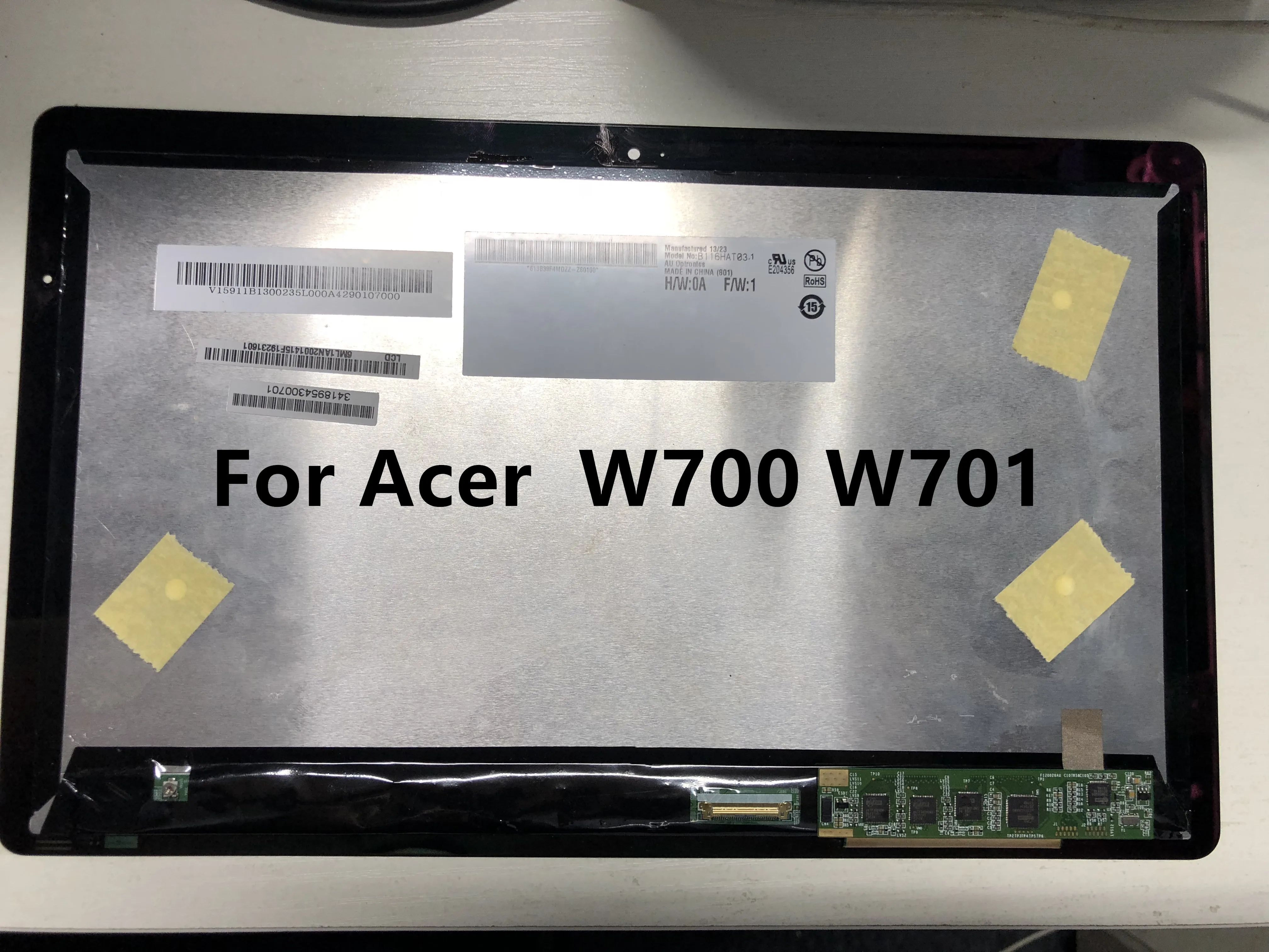 Для acer Iconia Tab W700 W701 сенсорный экран панель дигитайзер стекло+ ЖК-дисплей монитор в сборе