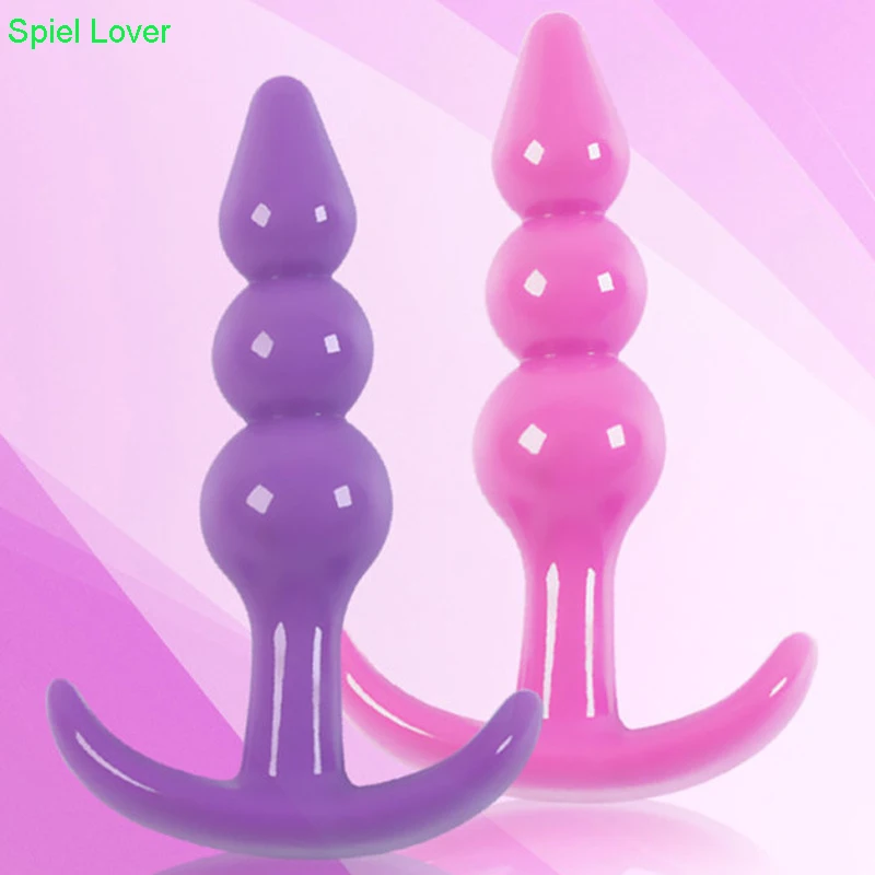 Mini Anal beads Plug juguetes sexuales Beginner's Bliss!Soft TPR Butt plug for Men Women Sex Toys Erotic products | Красота и