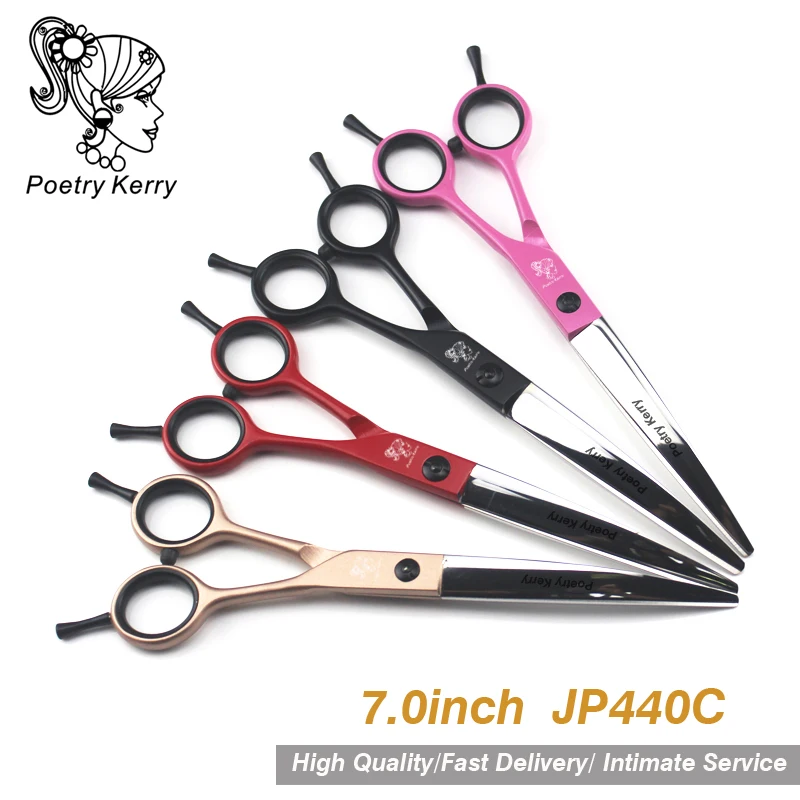

7 Inch Pet Grooming Scissors Kit Hairdressing Dog Scissors Professional Shearing Tools Trimming Curved barber accessories tools