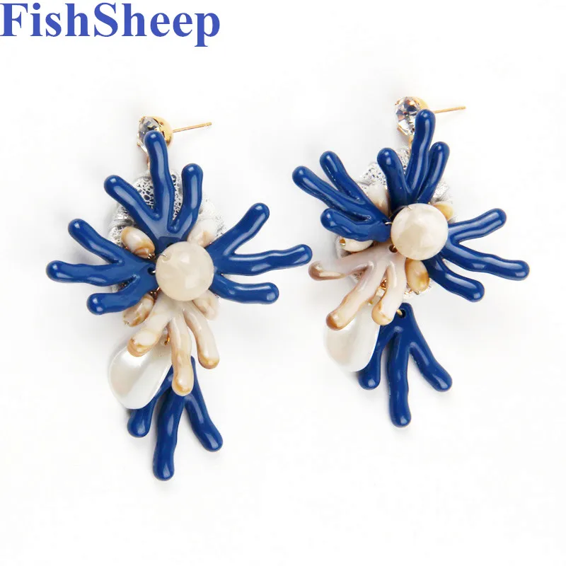 FishSheep, модные новые богемные серьги для женщин, винтажные этнические Висячие длинные висячие серьги с бахромой,, массивные ювелирные изделия