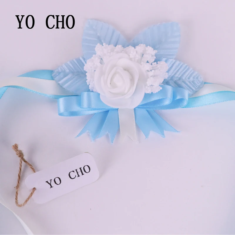 YO CHO рождественские вечерние DIY свадебные подружки невесты на запястье цветок