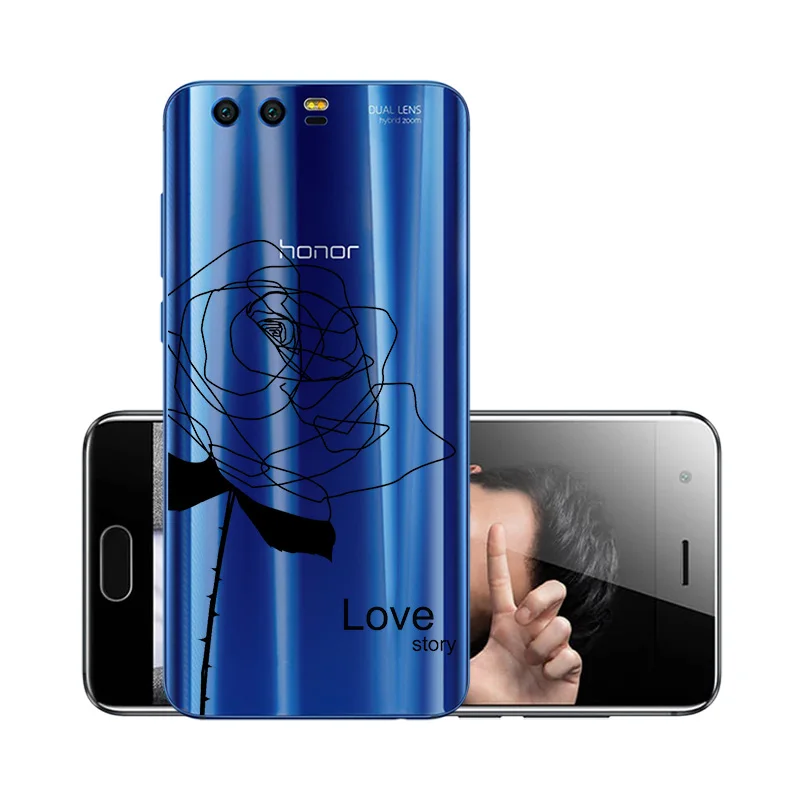 W054 Чехол s для huawei Honor 9 Lite, чехол, силиконовая Мягкая задняя крышка из ТПУ для huawei Honor 8X MAX 8 S, чехол, Защитная прозрачная оболочка - Цвет: W054