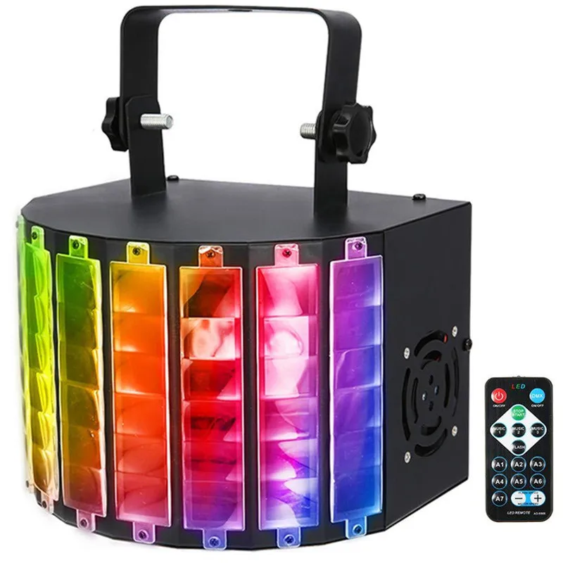 RGBW светодиодный сценический стробоскоп DMX512 Авто/Звуковое управление/DX512 9 цветов