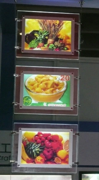 12 шт. A4 пейзаж двухсторонний СВЕТОДИОДНЫЙ светильник для окна карманная вой