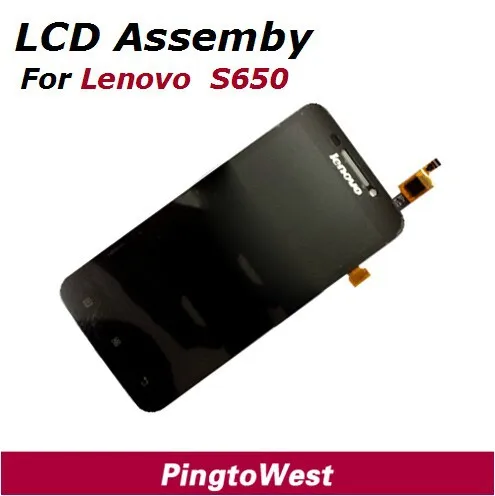 Оригинальный ремонт Запчасти Замена lenovo S650 ЖК сборки с сенсорным планшета от