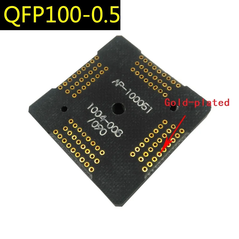 QFP100 0.5 Клеммная плата розетка бакелитовый адаптер qfp100 Защитная Базовый