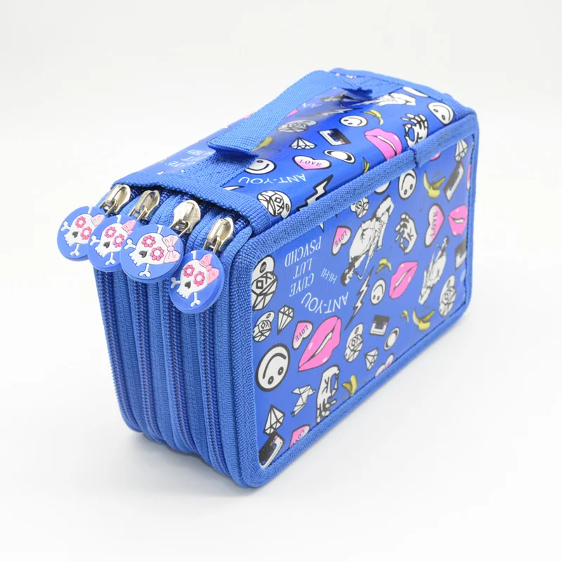 72 отверстия Карандаш Чехол Estuche Escolar Estojo Escola Kalemlik Kalem Kutusu Trousse Scolaire Stylo Box Pennen Etui Potloden Box