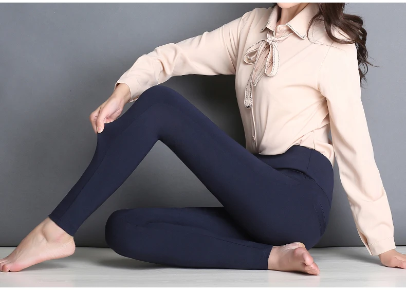 Женские Капри, Стрейчевые офисные брюки, pantalon femme, черные, белые бархатные женские брюки с высокой талией, зимние, размера плюс