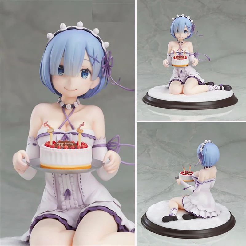 Аниме Re: жизнь в другом мире от Zero Figure Rem день рождения торт Ver Коллекция игрушек 13 см