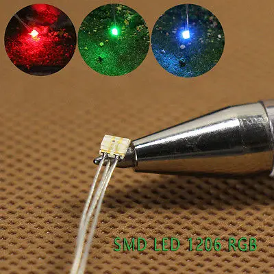 Evemodel T1206RGB 20 шт. предварительно припаянные микро маленькие Проводные выводы