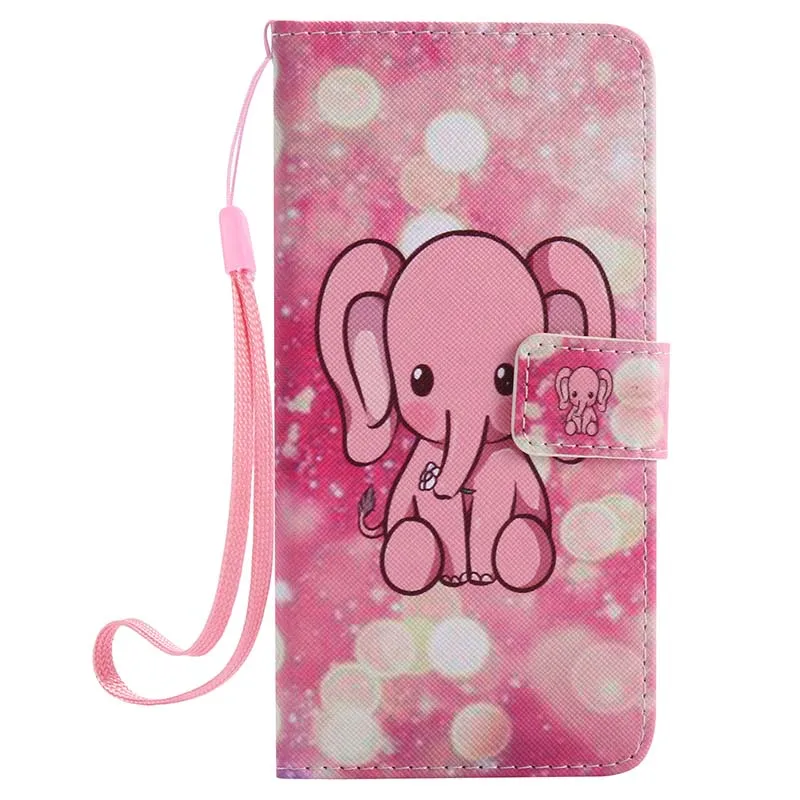 Pink Elephant Чехол для samsung J5 Pro на 7 J7 Duo Next Neo из искусственной кожи флип-бумажник держатель для карт чехол для samsung Galaxy J3 Star чехол - Цвет: Pink Elephant
